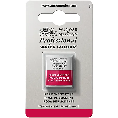 Winsor & Newton W&n Prof. Water Colour 1/2 N�pfchen Permanentrosa