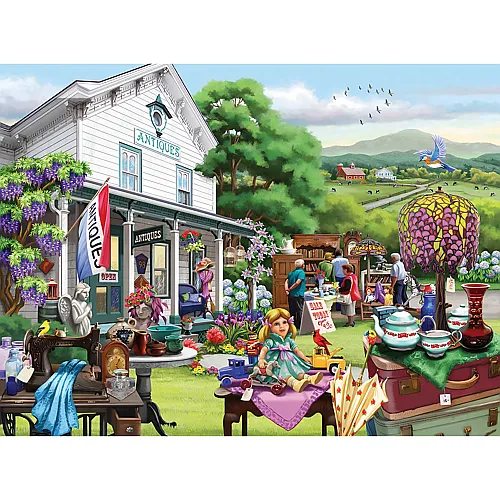 SunsOut Puzzle Nancy Wernersbach Gone Antique-ing - 1000 Teile