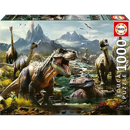 Wilde Dinosaurier 1000Teile