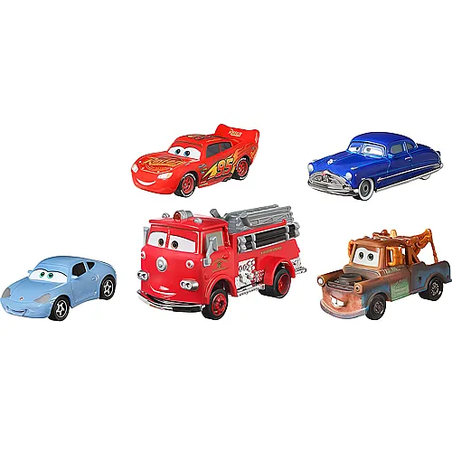Mattel Disney Cars 5er-Pack Die-Cast Radiator Springs (1:55)