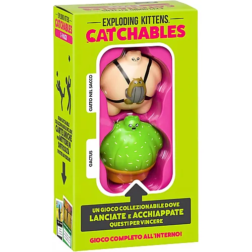 Exploding Kittens Cat'chables 2-pack Gatto Nel Sacco - Italiano