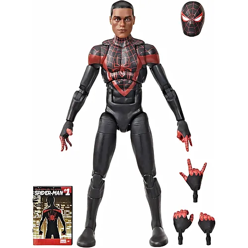 Hasbro Marvel Legends Spiderman Ultimate Miles Morales Spider-Man - 15 cm