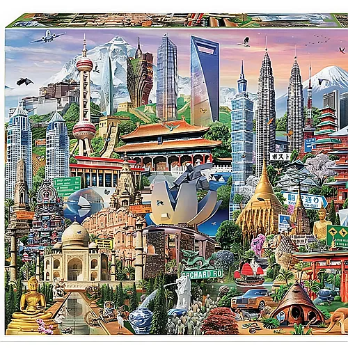 Educa Puzzle Asia Landmarks (1500Teile)