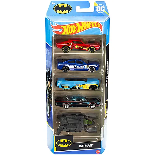 Hot Wheels 5er Geschenkset Batman (1:64)