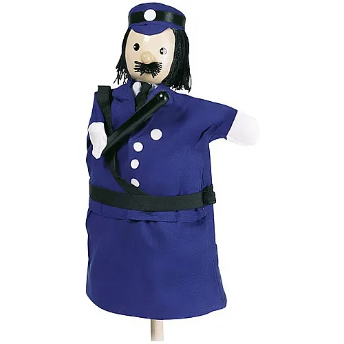 Goki Puppenwelt Handpuppen Handpuppe Polizist (27cm)