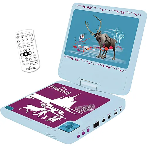 Lexibook Disney Frozen Tragbarer DVD-Player mit 7 Zoll Bildschirm