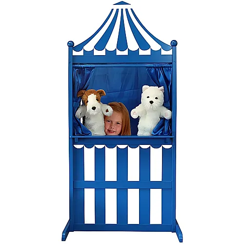 The Puppet Company Puppentheater 3-in-1 Blau/Weiss