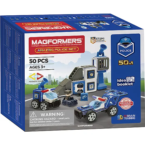 Magformers Polizei Set - 50 Teile