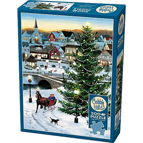 Cobble Hill Puzzle 500 Teile Dorfbaum