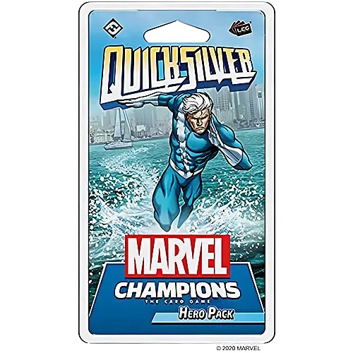 Fantasy Flight Games Marvel Champions LCG Quicksilver, Helden-Erweiterung - Deutsch