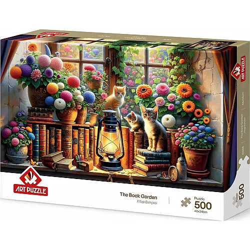 Art Puzzle Der B�chergarten - 500 Teile