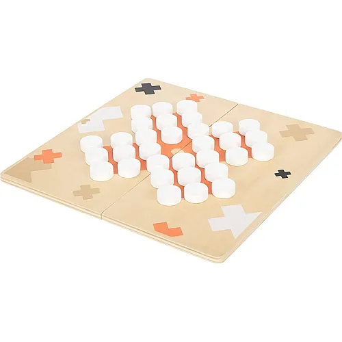 Solitaire- und M�hlenspiel aus Holz, Gold Edition