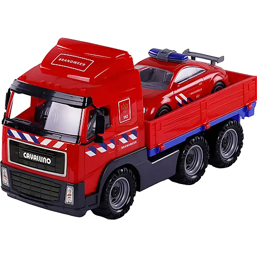 Cavallino Toys 1:16 Feuerwehr-LKW und Feuerwehrauto