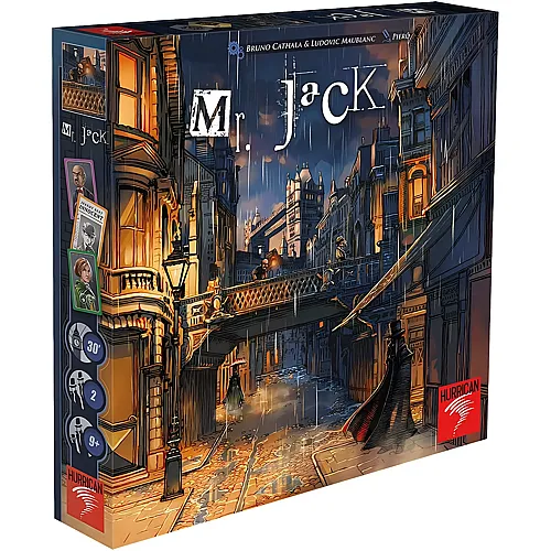Mr. Jack, Grundspiel - Deutsch