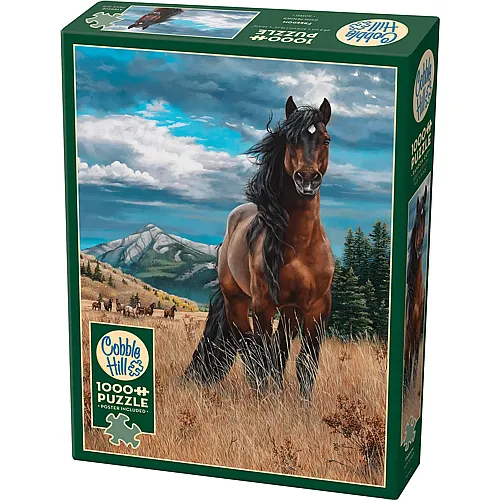 Wildpferd in Freiheit 1000Teile