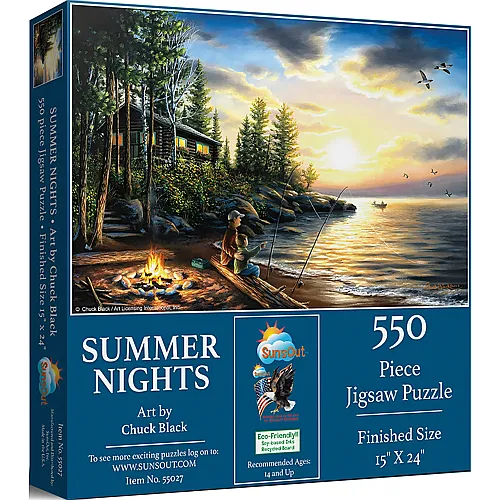 SunsOut Puzzle Chuck Black Sommern�chte (550Teile)