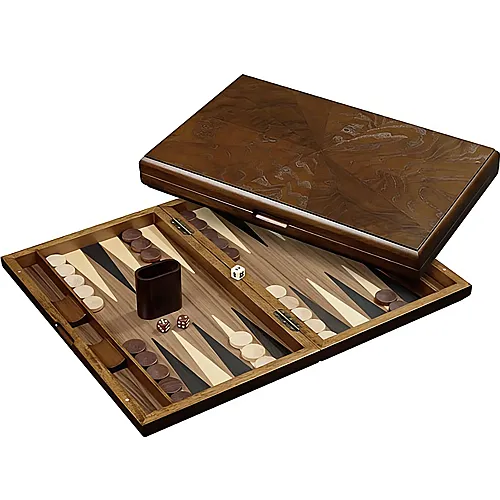 Philos Spiele Backgammon - Rinia -  gross - Magnetverschluss