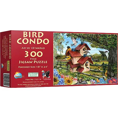 SunsOut Puzzle Vogelcondo - 300 Teile