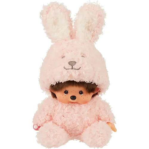 MONCHHICHI Sitting Fluffy Bunny 18cm