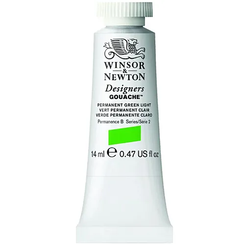 Winsor & Newton W&n Designers Gouache 14ml Tube Permanentgr�n Hell