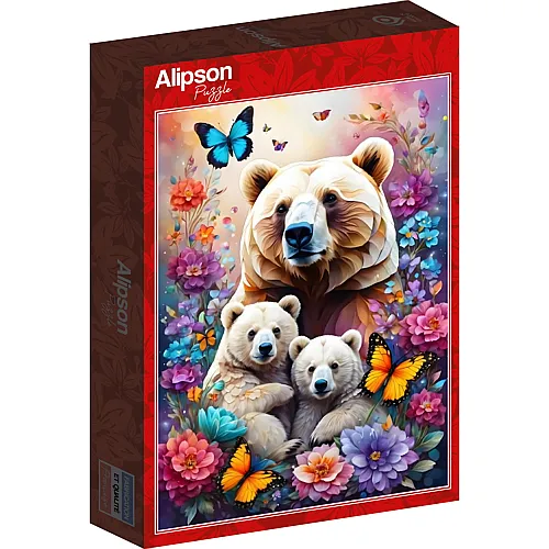 Alipson Puzzle B�ren - Mutterliebe Kollektion - 1000 Teile