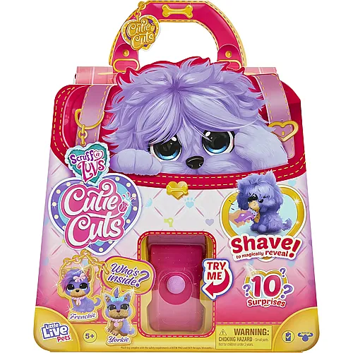 Moose Toys Cutie Cuts Little Live Pets lila