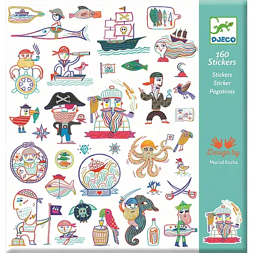 Djeco Sticker Piraten