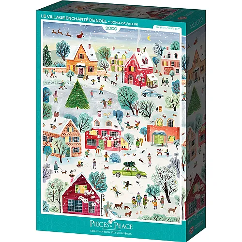 Le Village Enchant� de Nol 2000Teile
