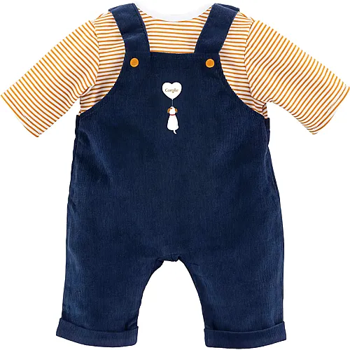 Corolle T-Shirt und marineblauer Overall - 42 cm