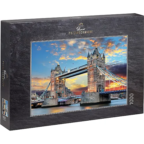 Tower Bridge London bei Sonnenuntergang - 1000 Teile