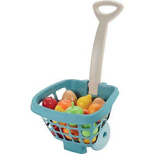 Einkaufswagen mit Obst - 14 Teile