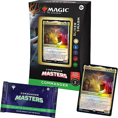 Magic The Gathering Commander Masters Commander Deck - Sliver Swarm - Englisch