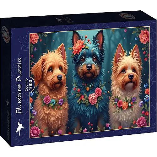 Bluebird Puzzle Hundetrio - 1000 Teile