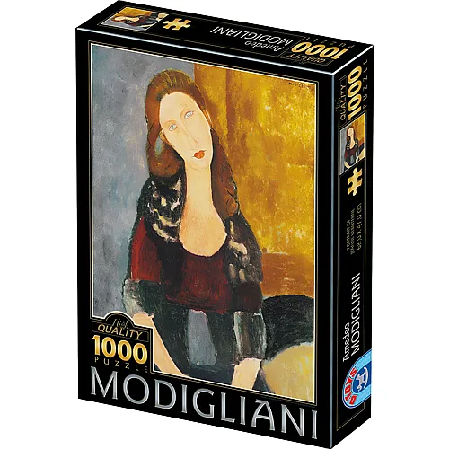DToys Puzzle Amedeo Modigliani Portr�t von Jeanne H�buterne - 1000 Teile