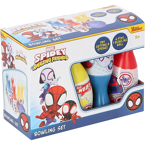 Sambro Bowlingset Spidey & Friends - 7 Teile