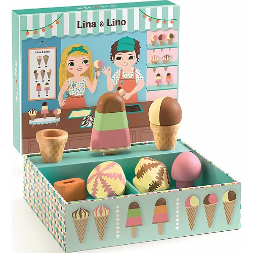 Djeco Rollenspiel Lina & Lino Eisdiele