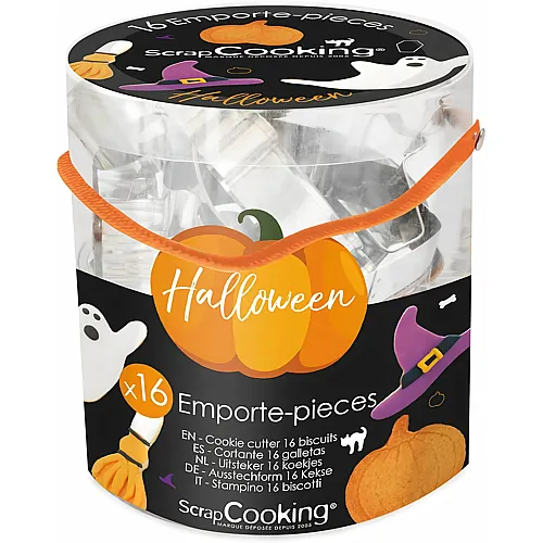 ScrapCooking Ausstecher Set Halloween - 16 Teile