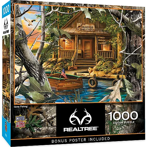 Master Pieces Puzzle Gone Fishing (1000Teile)