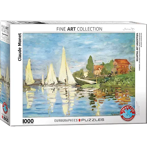 Eurographics Puzzle Claude Monet - Regatten in Argenteuil (1000Teile)