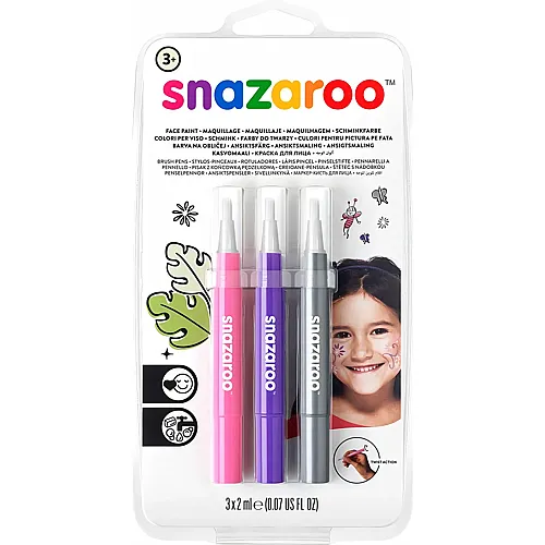 Snazaroo Pinsel Stift Set Nr. 2 Fantasie