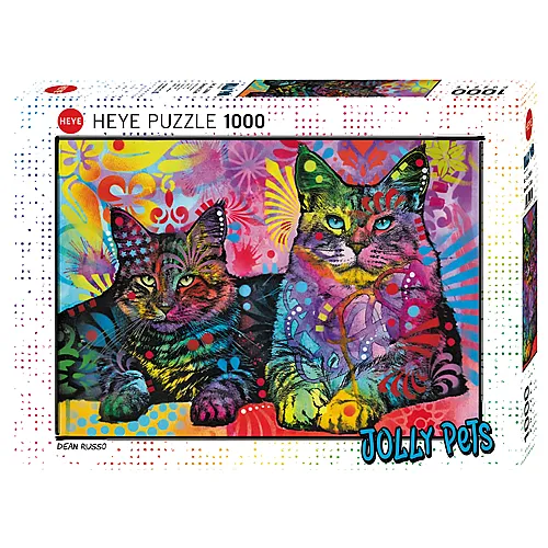 HEYE Puzzle Dean Russo Devoted 2 Cats (1000Teile)