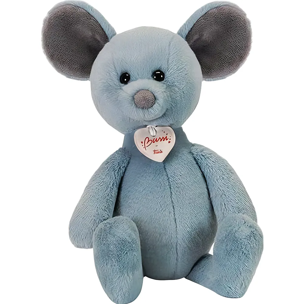 Trudi Blauer Maus  Pl�schtiere als Geschenk zu Weihnachten und zum Geburtstag, Pl�schtiere  16x34x11 zm Gr�sse S Fun 