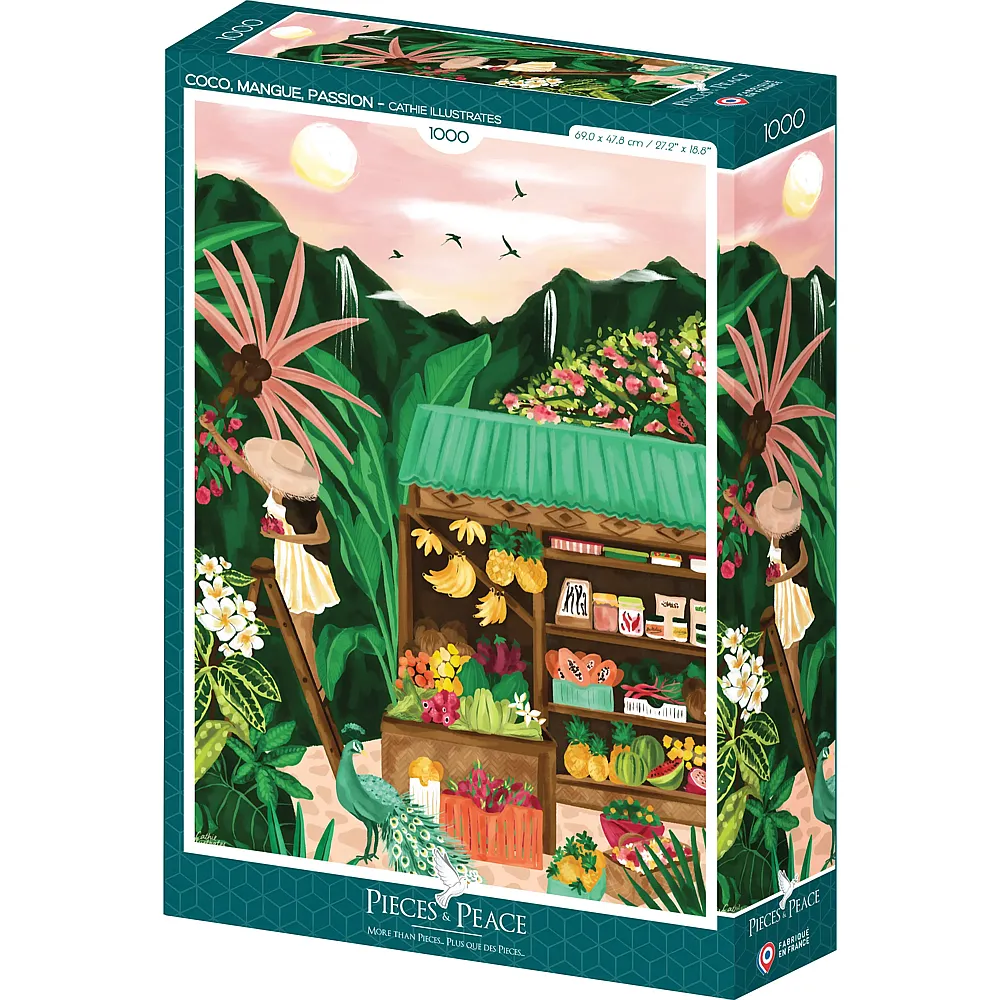 Pieces & Peace Puzzle Coco, Mangue, Passion - 1000 Teile