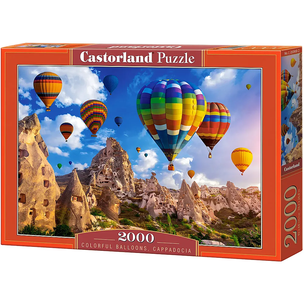Castorland Puzzle Colorful Balloons, Cappadocia - 2000 Teile