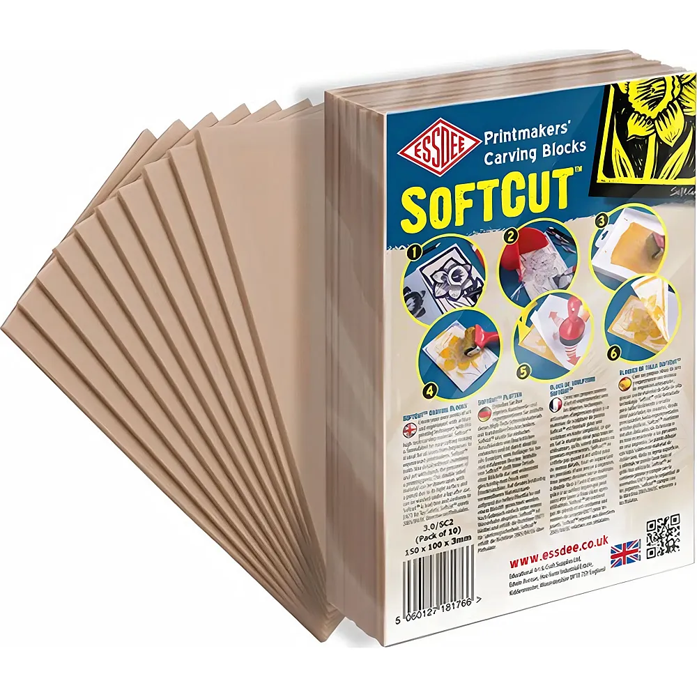 Essdee Softcut-platten X10 100x100x3mm
