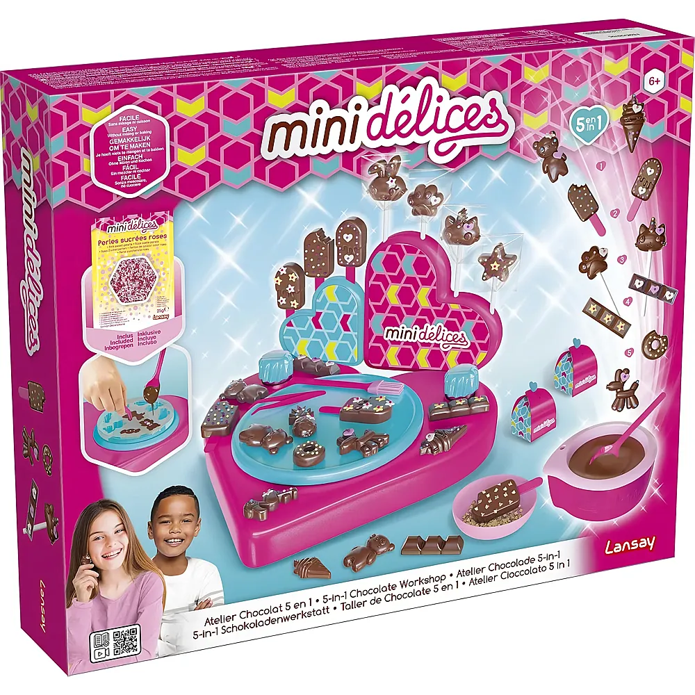 Lansay Mini Delices Mon Super Atelier Chocolat 5 en 1 FR