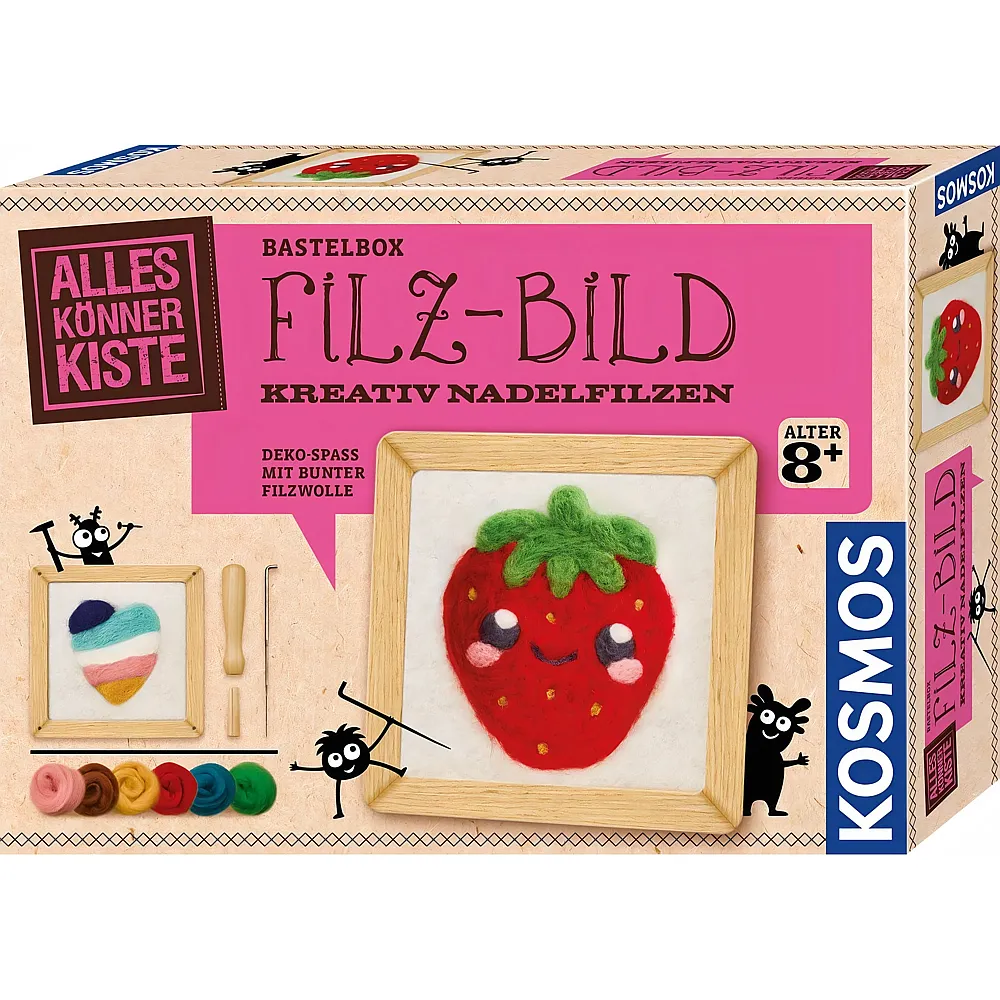 Kosmos Filz-Bild