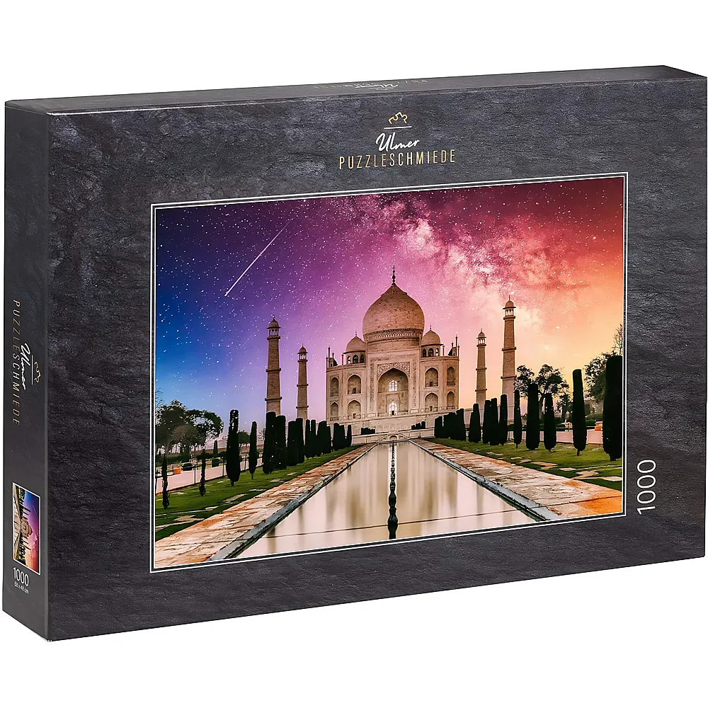 Ulmer Puzzleschmiede Taj Mahal vor strahlendem Sternen-Himmel - 1000 Teile