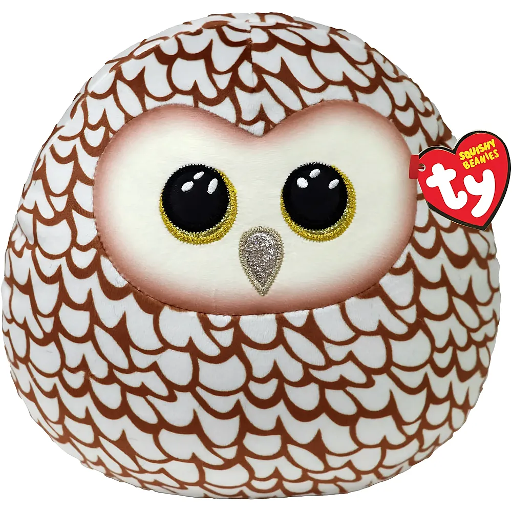 Ty Squishy Beanies Whoolie die Eule - 35 cm - V�gel Pl�sch