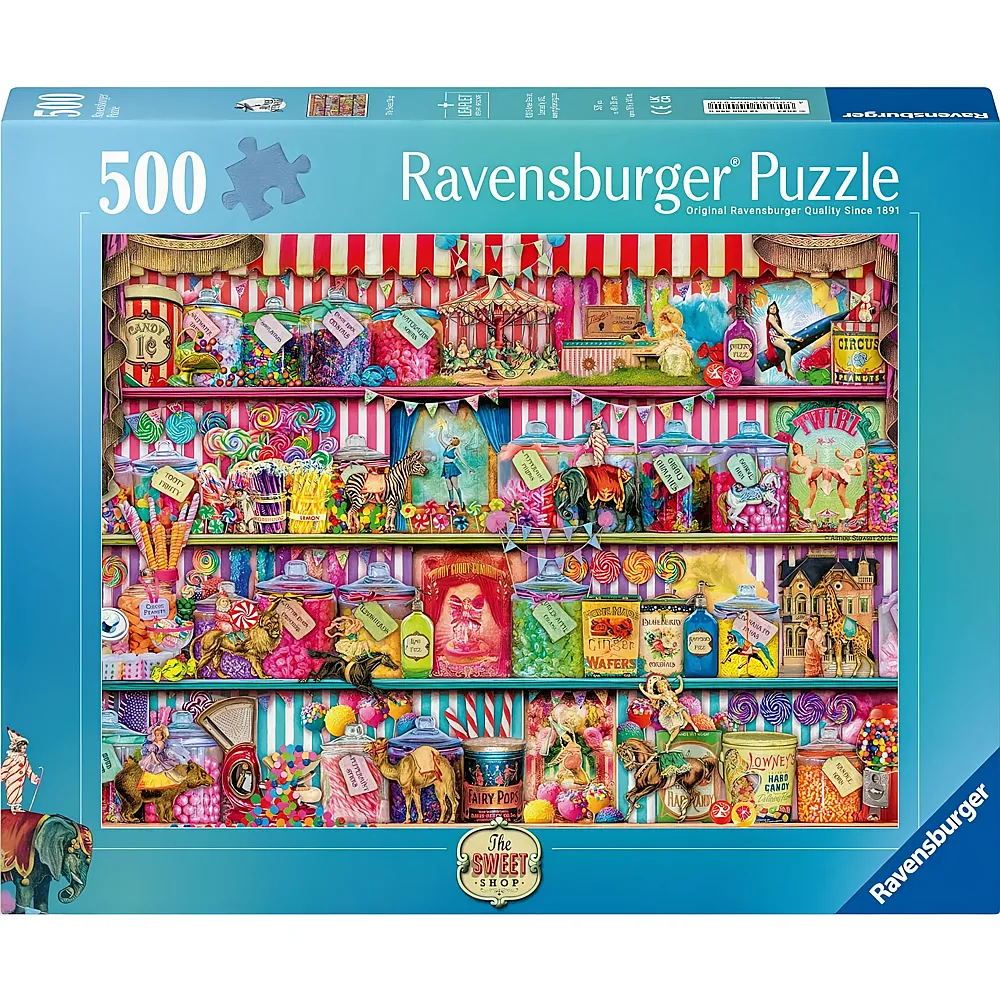 Ravensburger Puzzle Der S�ssigkeitenladen - 500 Teile